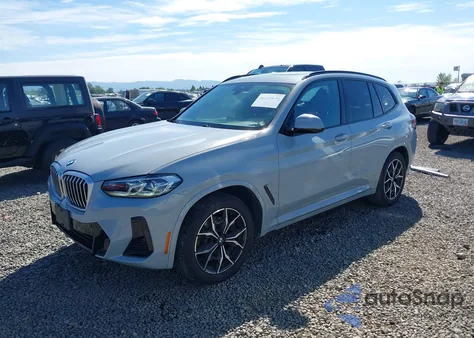 2022 BMW X3 xDrive30I from USA, damaged, VIN WBX57DP01NN163476
